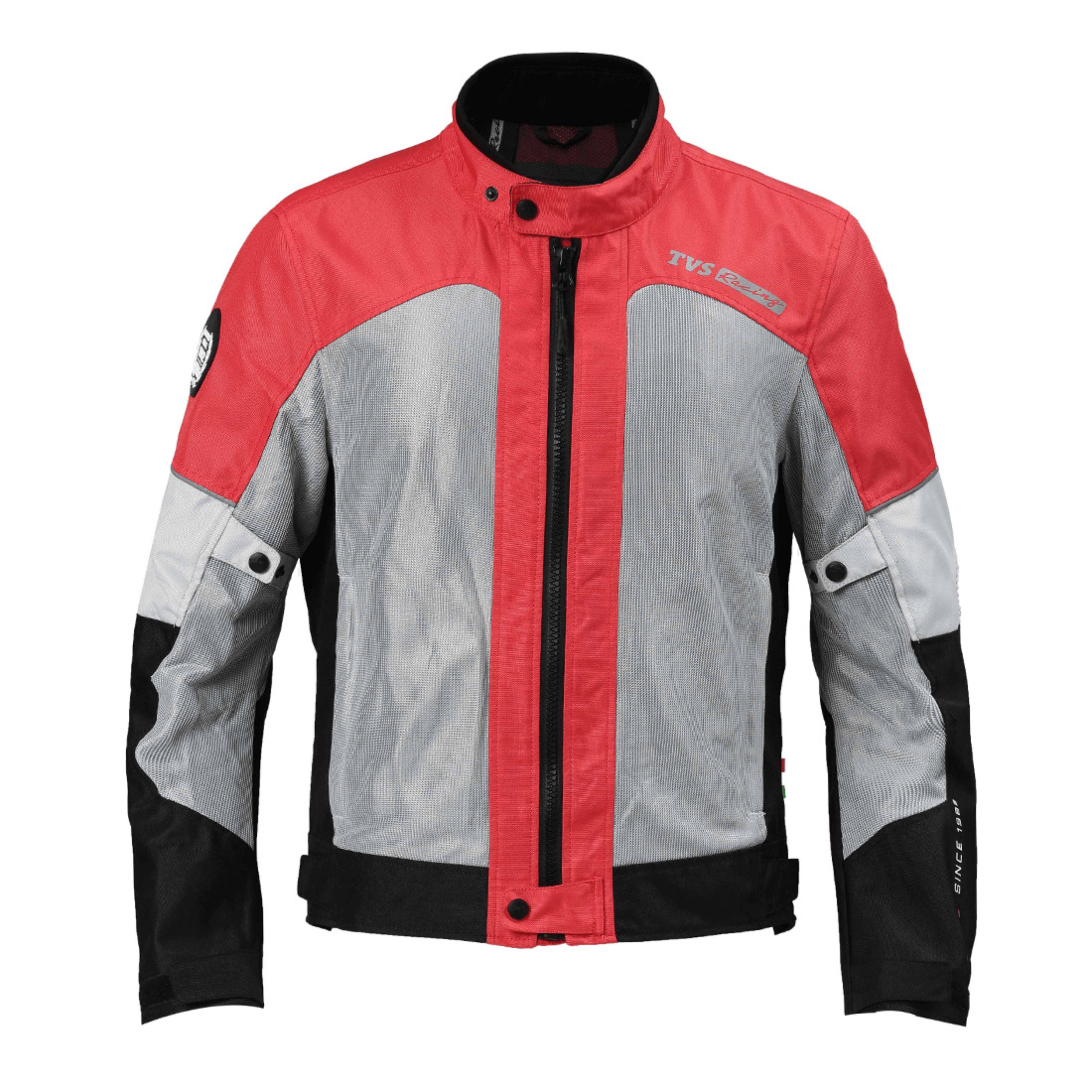 TVS Racing Street Striker Jacket Red/Black Superior Protection & Style
